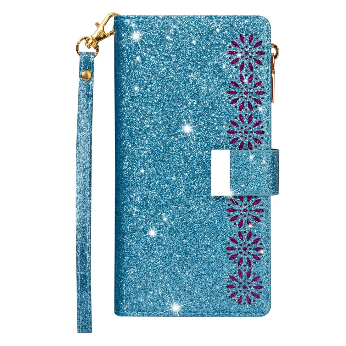 For Huawei Mate 20 Glitter Zipper Leather Case