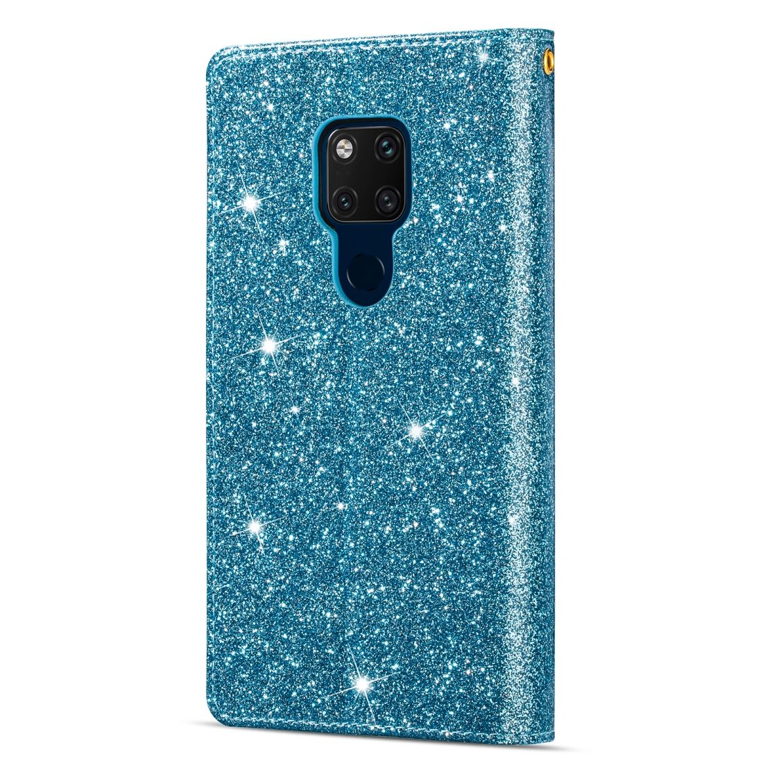 For Huawei Mate 20 Glitter Zipper Leather Case