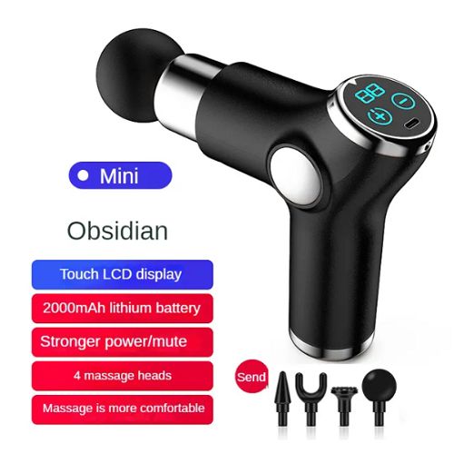 Mini Electric Handheld Massager Gun Neck Vertebra Back Muscle  Massage Body Massager Pain Relief