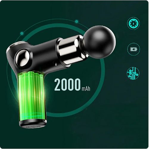 Mini Electric Handheld Massager Gun Neck Vertebra Back Muscle  Massage Body Massager Pain Relief