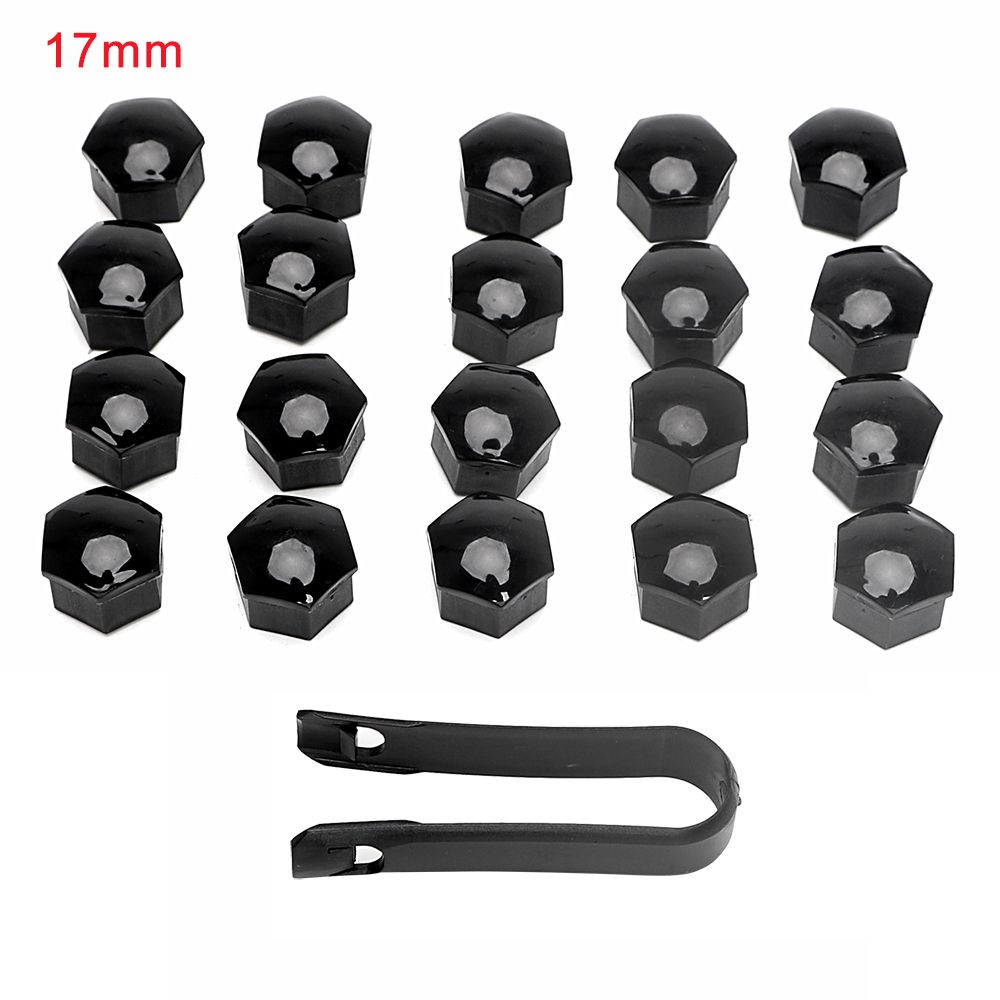 20pcs 17mm/19mm Car Wheel Nut Caps Auto Hub Screw Cover