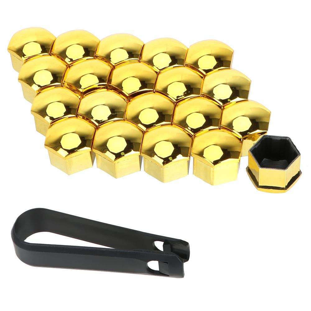 20pcs 17mm/19mm Car Wheel Nut Caps Auto Hub Screw Cover
