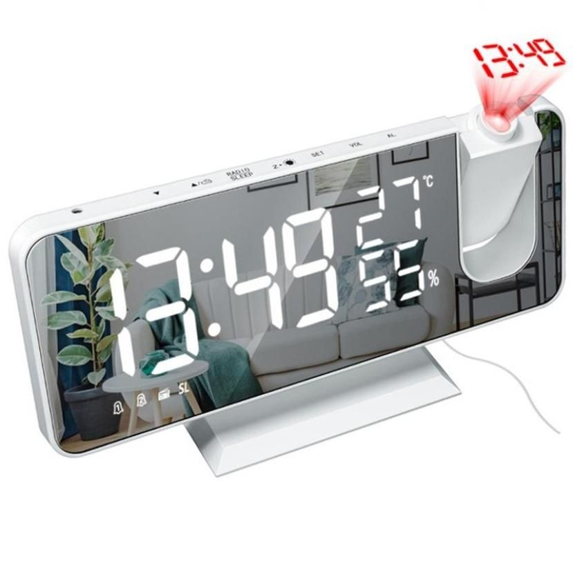 Ceiling Projector Alarm Clock LED Table Electronic Digtal