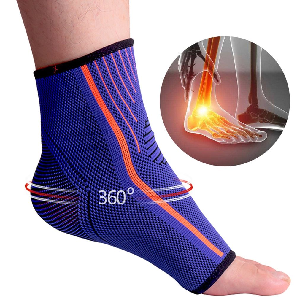 1 Pcs Ankle Support Self-adhesive Elastic Bandage Sports Tape Elastic Plastic First Aid Muscle Tape Emergency Protection Blue S