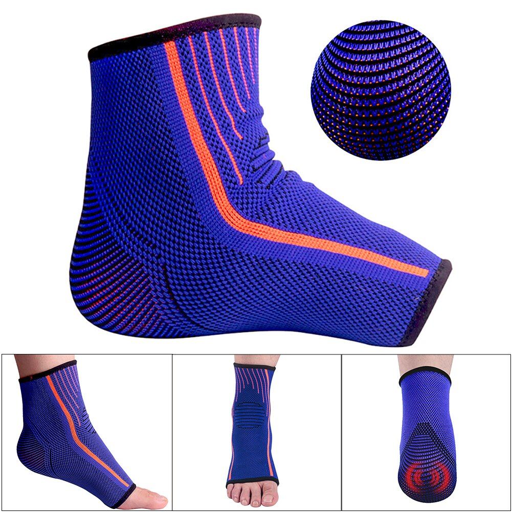 1 Pcs Ankle Support Self-adhesive Elastic Bandage Sports Tape Elastic Plastic First Aid Muscle Tape Emergency Protection Blue S