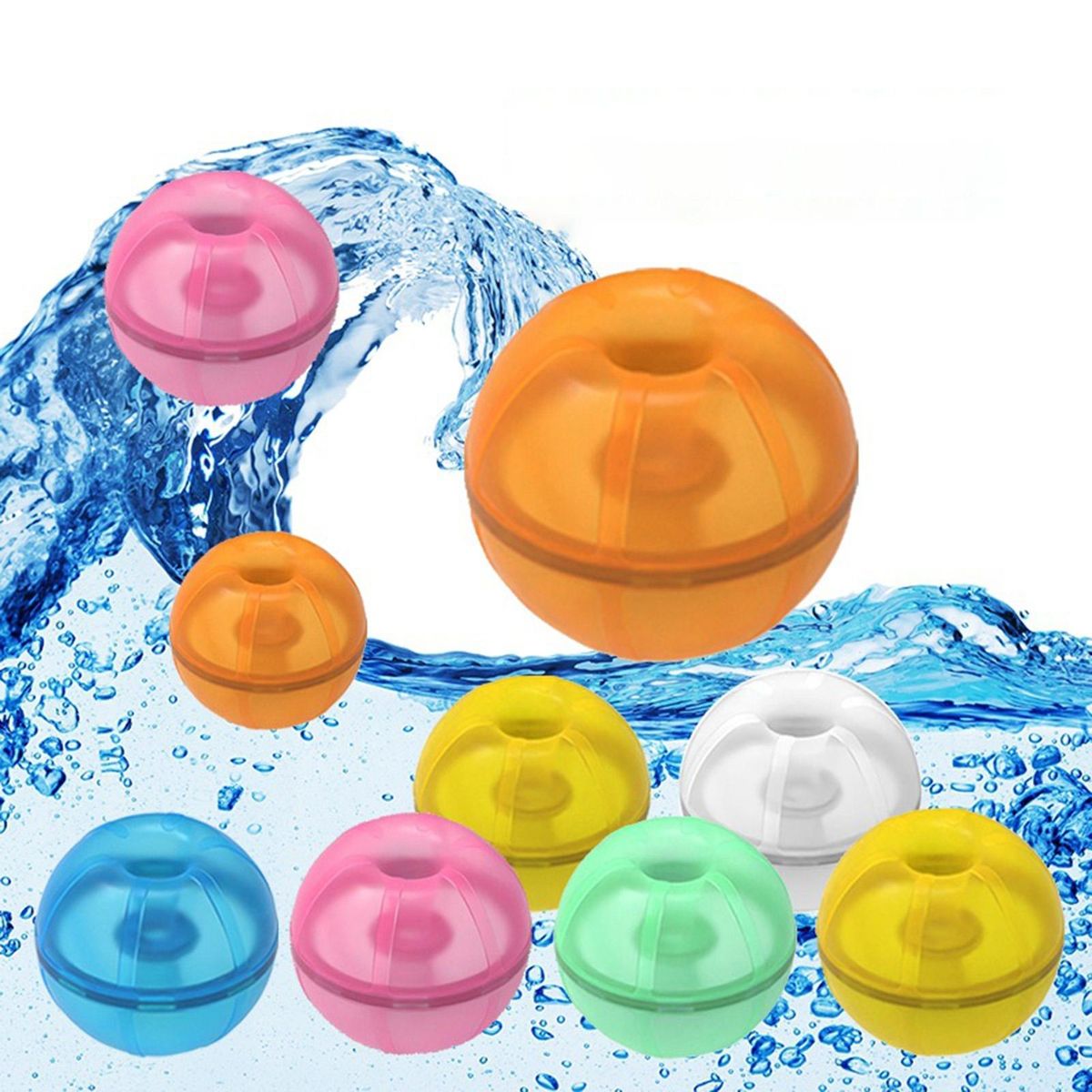 Silicone Water Battle Game Magnetic Pool Party Toy Green
