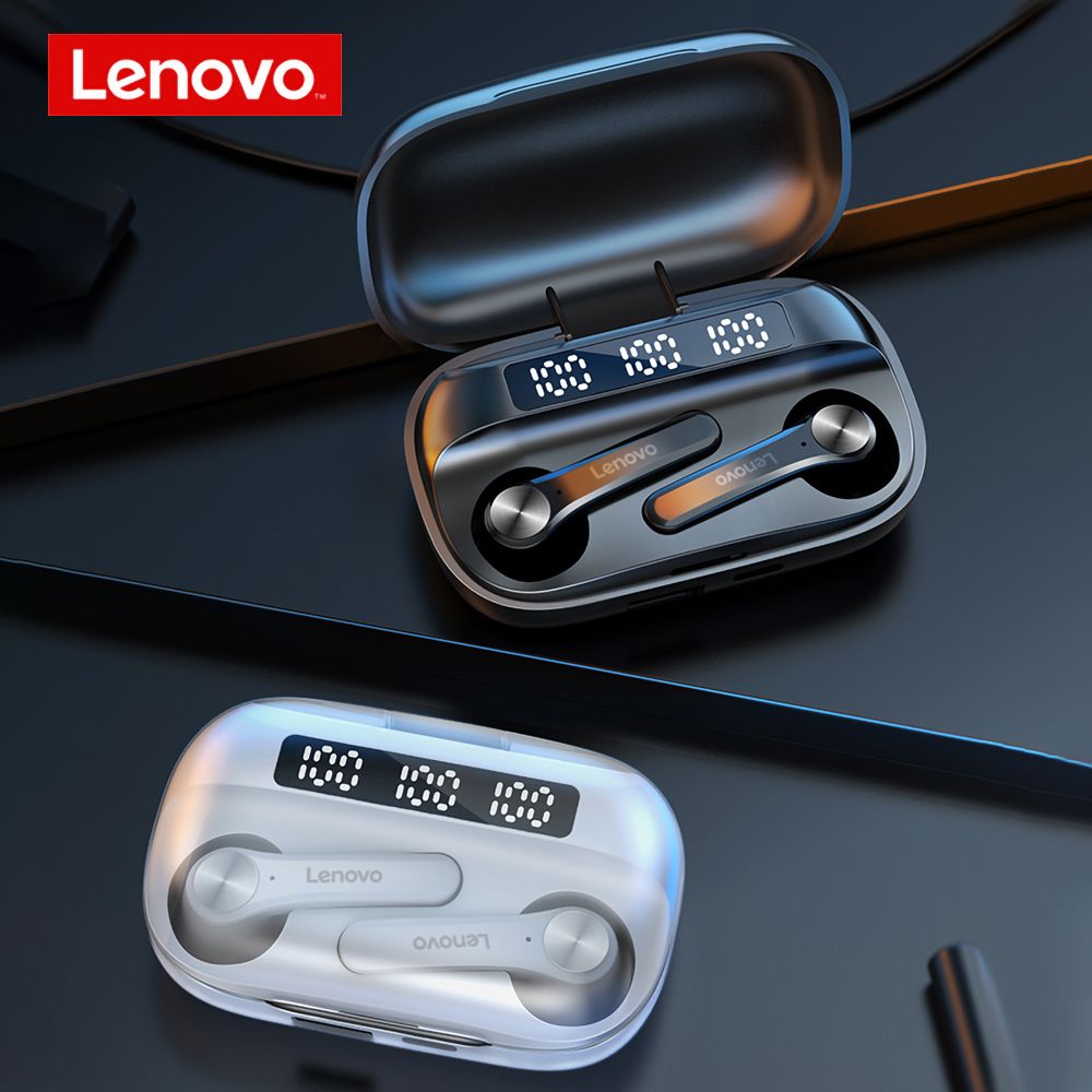Lenovo Bluetooth 5.0 Headphone Wireless Earphone Qt81 Stereo Sound Earphone
