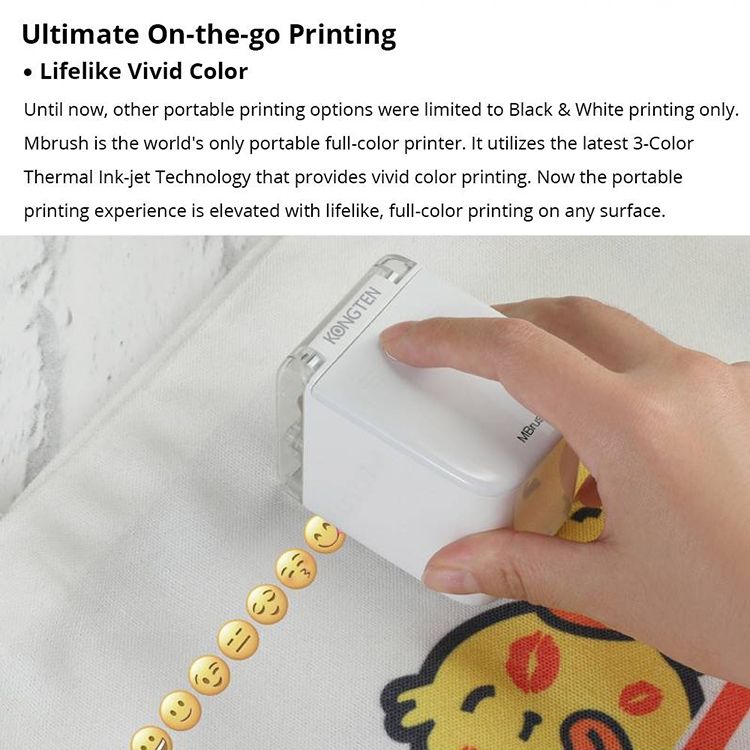 1200 DPI Mini Portable Colorful Printer
