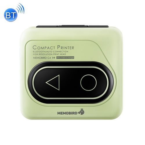Handheld Home Student Search Question Graffiti Notes Portable Bluetooth Thermal Printer(Avocado Green)