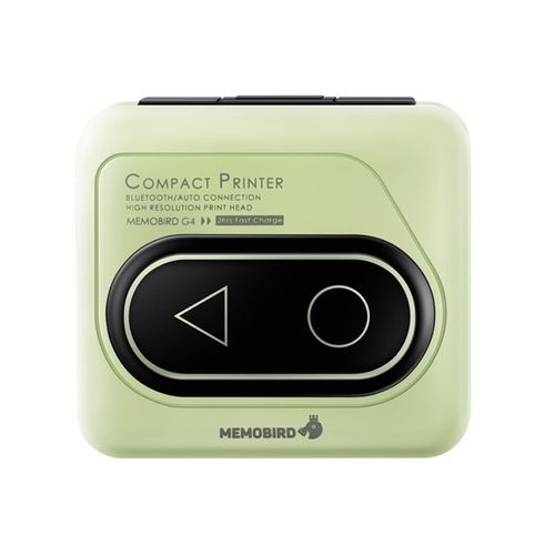 Handheld Home Student Search Question Graffiti Notes Portable Bluetooth Thermal Printer(Avocado Green)