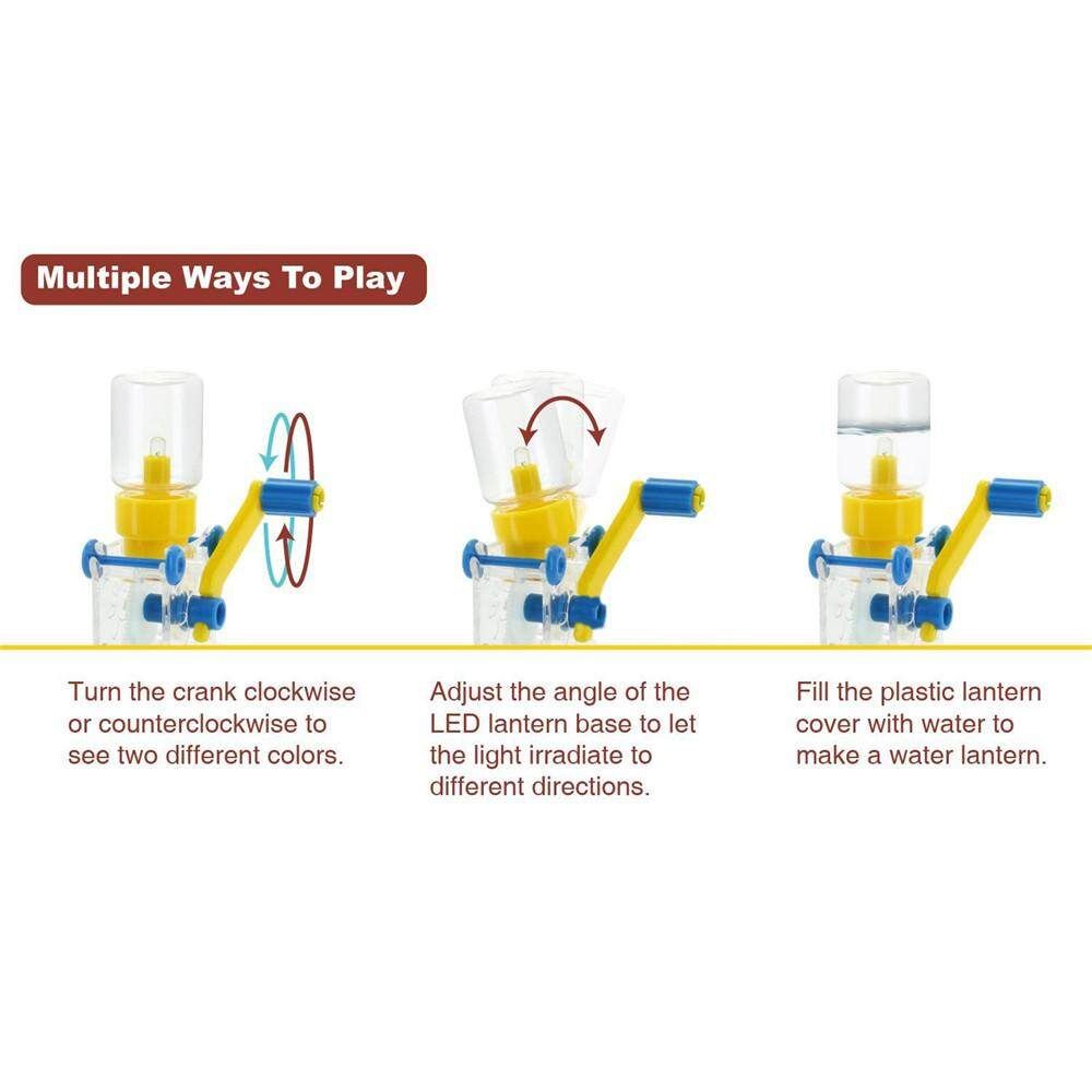 Hand Dynamo Hand Diy Small Inventions Technology Small-scale Production Of Children In Science Experiments For Primary School Students With Laughing Fish Hand-shaking