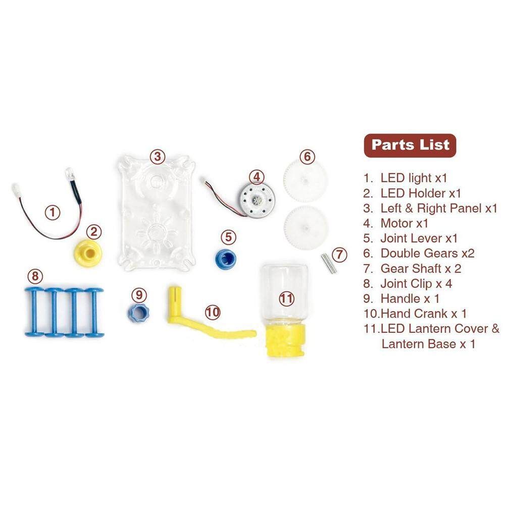 Hand Dynamo Hand Diy Small Inventions Technology Small-scale Production Of Children In Science Experiments For Primary School Students With Laughing Fish Hand-shaking