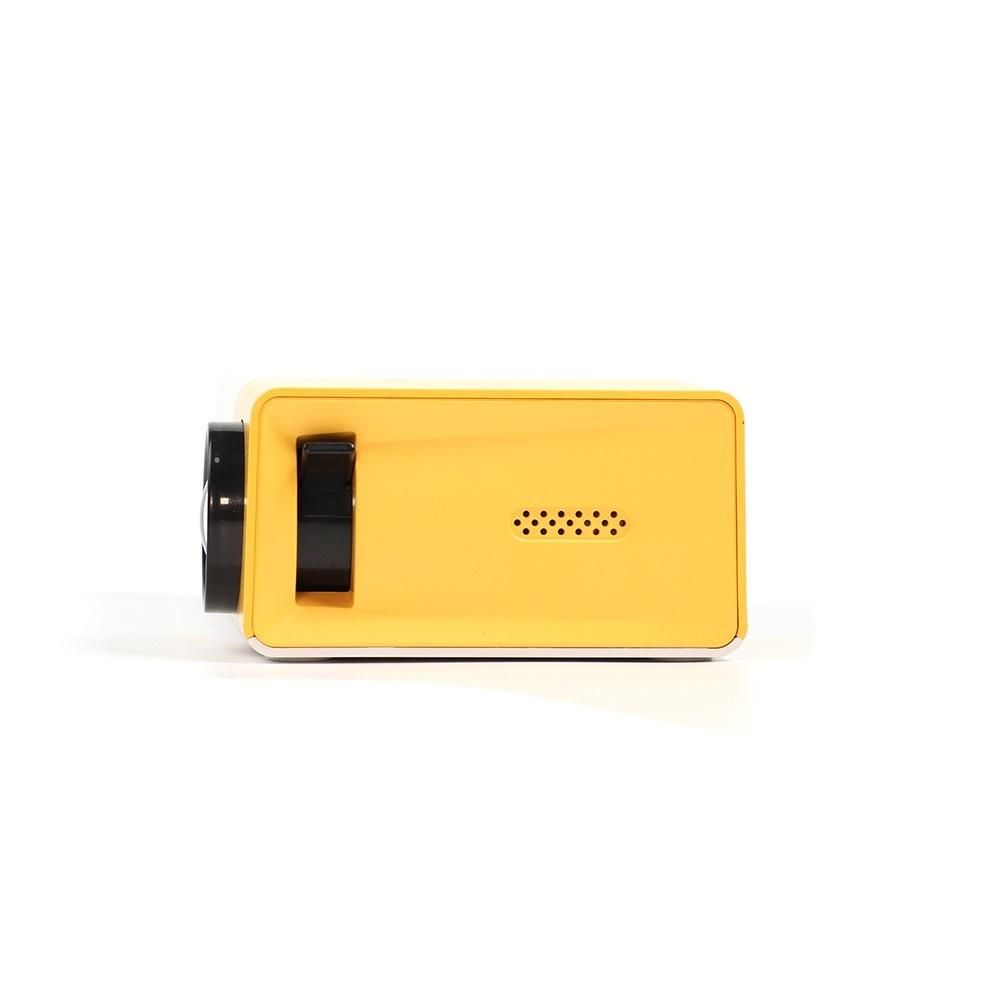 Mini Projector Portable Video Projector Outdoor Movie Projector with HD USB AV Interfaces Remote Control 400 lux LED LCD Portable Home Theater Projector for Video TV Movie Party Game Outdoor Entertainment