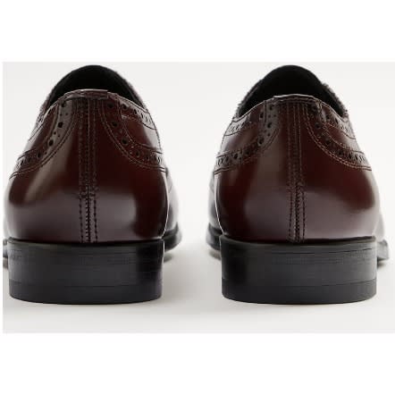 Brogues Men's Shoe- Red