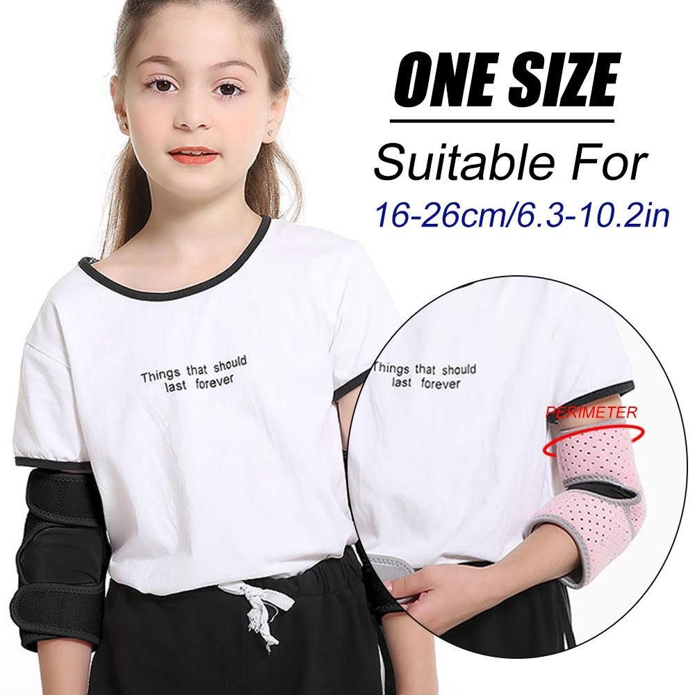 1Pair Sports Elbow Pads Guards Protective for 5-12 Yeas Kids Child Boy Girl