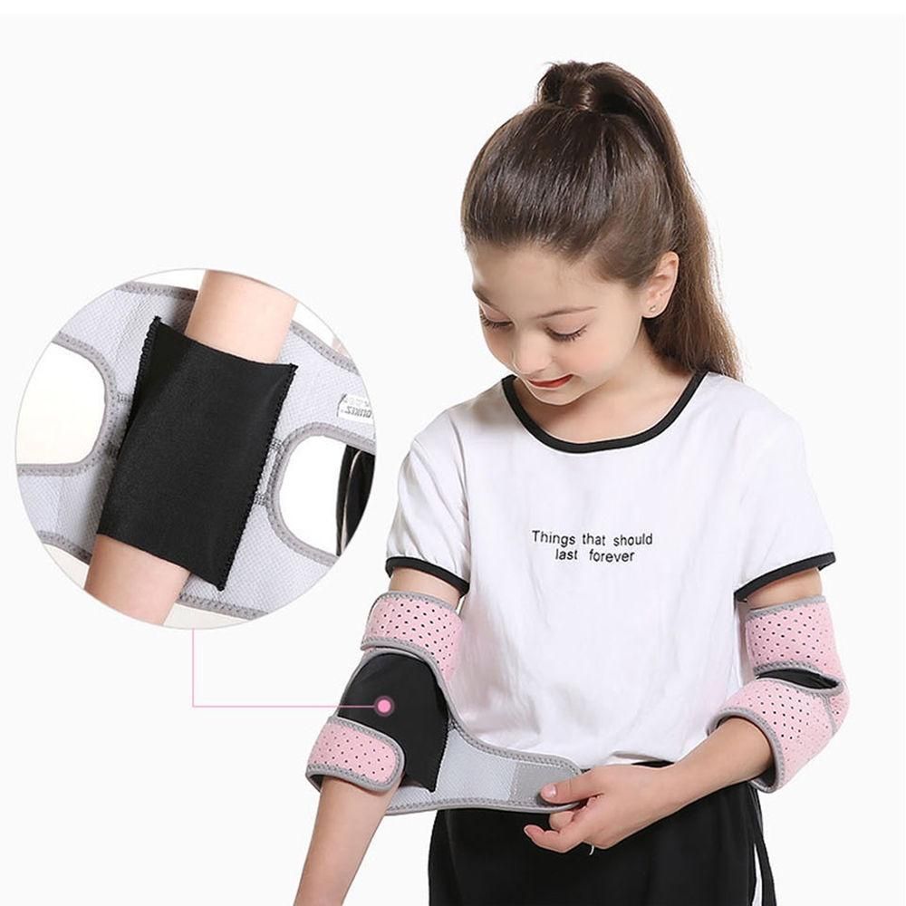1Pair Sports Elbow Pads Guards Protective for 5-12 Yeas Kids Child Boy Girl