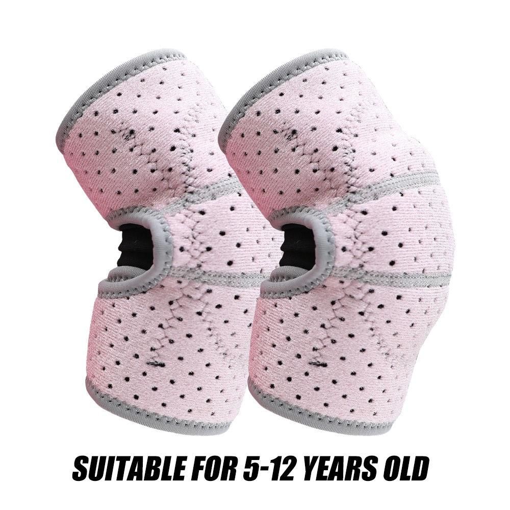 1Pair Sports Elbow Pads Guards Protective for 5-12 Yeas Kids Child Boy Girl