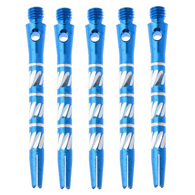 5pcs Aluminum Alloy Standard Dart Shafts Darts Accessories 45mm Blue
