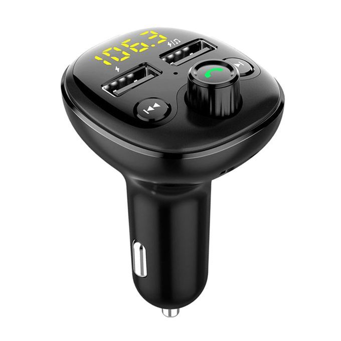 Wireless Bluetooth Car Kit MP3 Music Player FM Transmitter USB Black