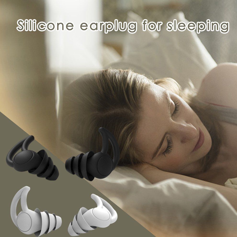Anti-noise Sleep Spe Ial Sleep Sili One Earplugs Student Learning Artifa T-black