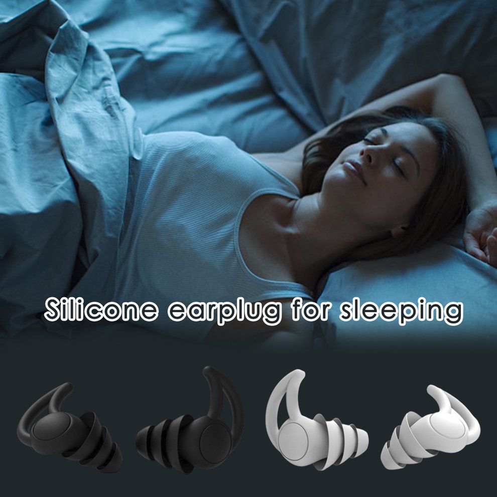 Anti-noise Sleep Spe Ial Sleep Sili One Earplugs Student Learning Artifa T-black