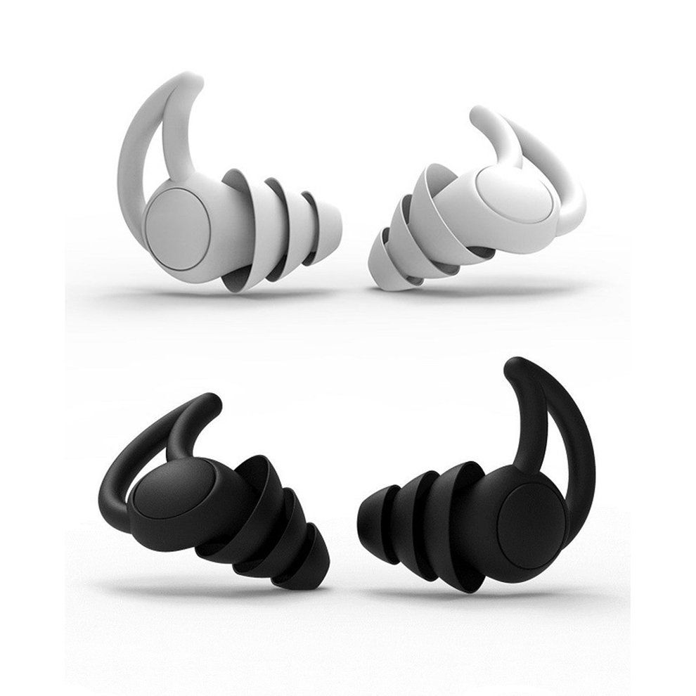 Anti-noise Sleep Spe Ial Sleep Sili One Earplugs Student Learning Artifa T-black