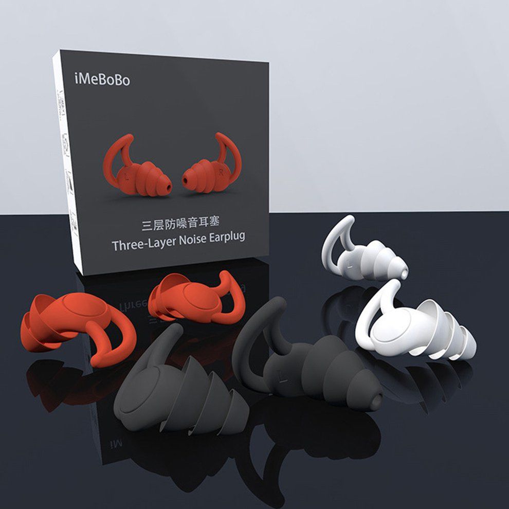 Anti-noise Sleep Spe Ial Sleep Sili One Earplugs Student Learning Artifa T-black