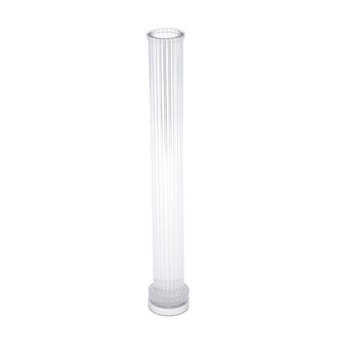 Pillar Shaped Clear Candle Making Mold Mould Model DIY Long Plastic