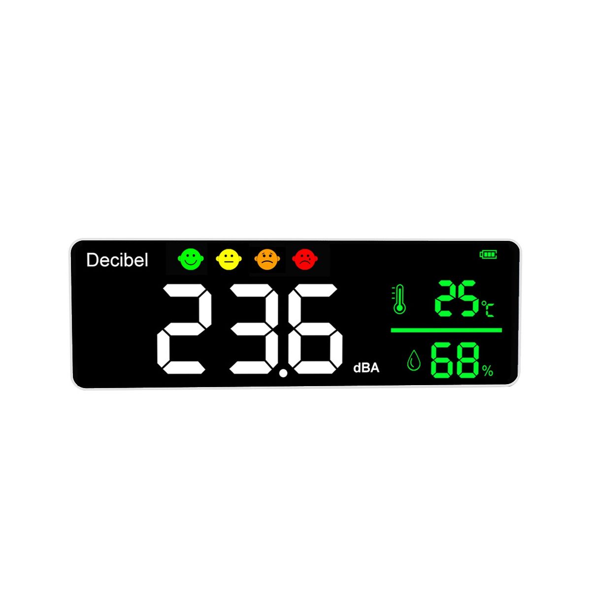 Decibel Meter Wall Hanging Sound Level Meter 30-130DB Range