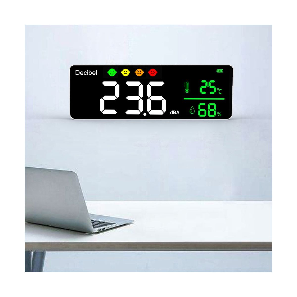 Decibel Meter Wall Hanging Sound Level Meter 30-130DB Range