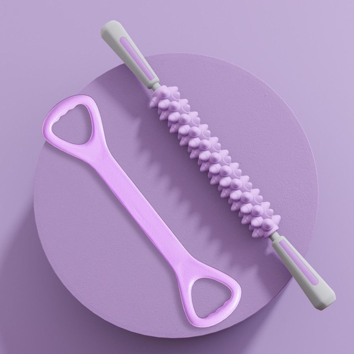 Yoga Stick Yoga Massage Stick Body Relax Tool Purple