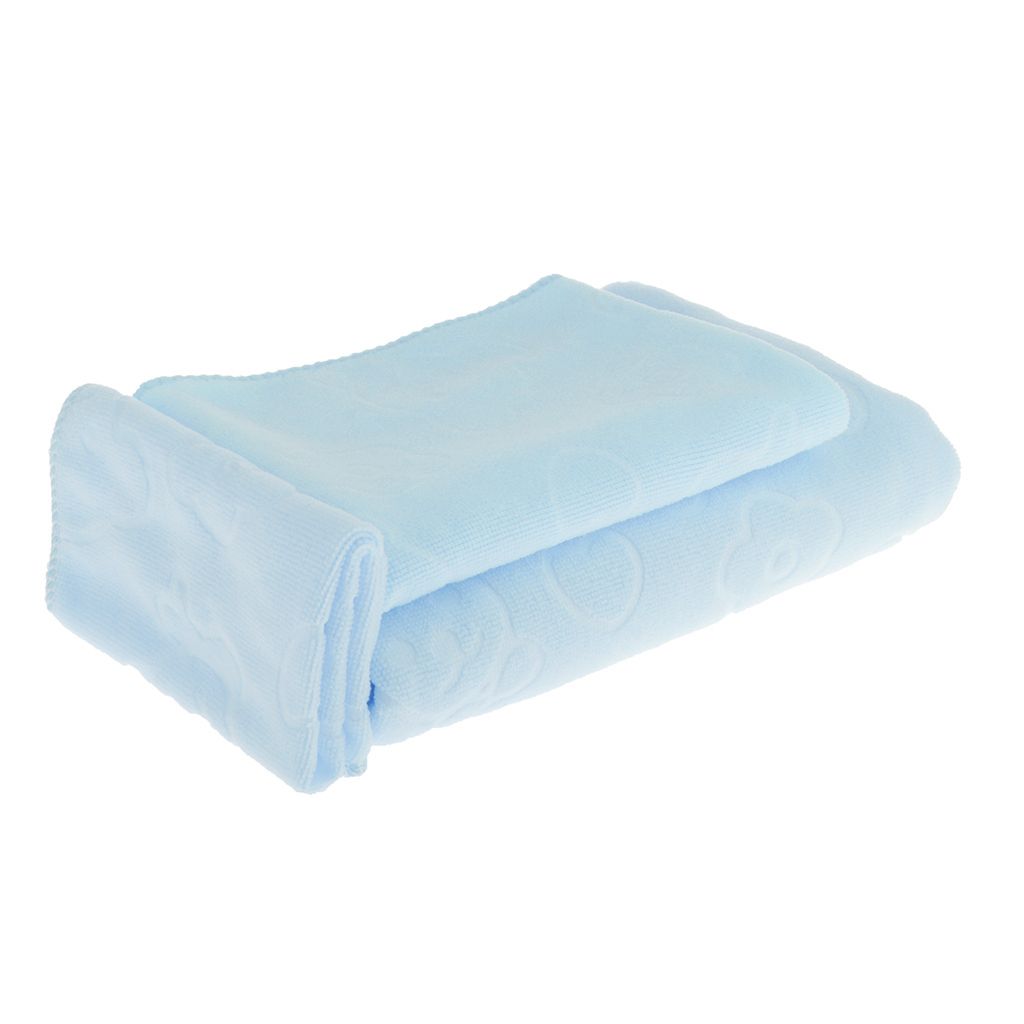 3 Sets Of Towels Bathroom  Hotel Bath Towel Light Blue