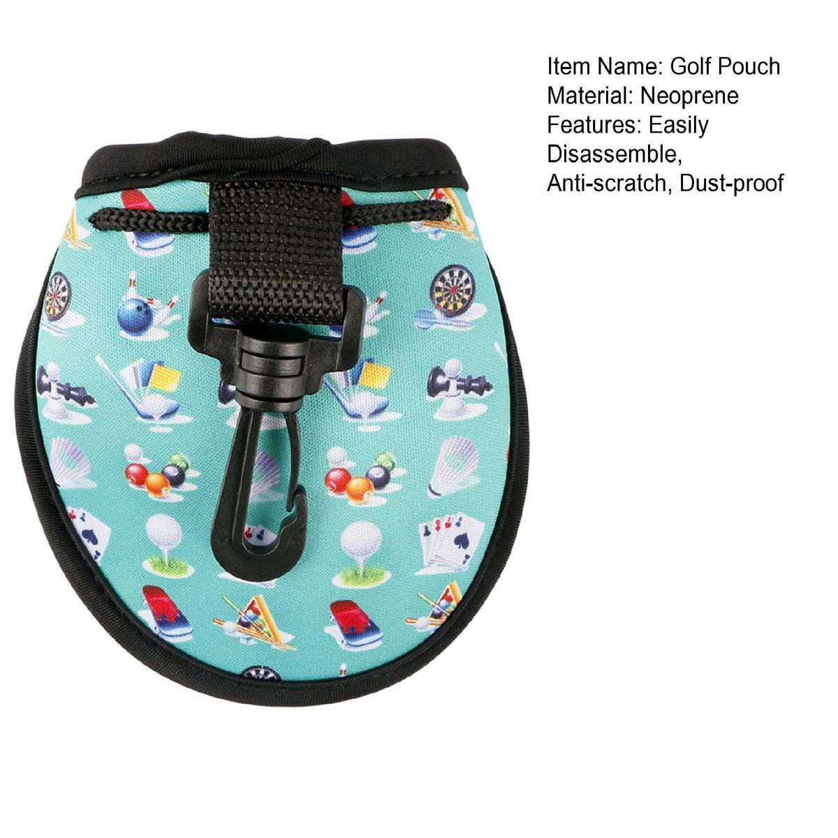 Golf Storage Bag Protective Golf Ball Holder Green