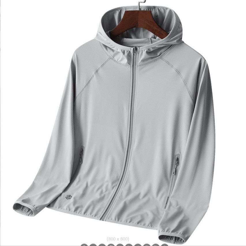 2023 Sun protection clothing men outdoor sports fishing sunscreen clothing women couple summer coat skin trench coat female