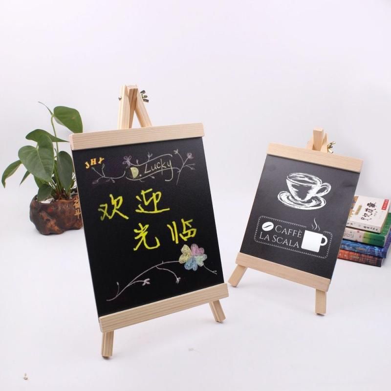 Stall Billboard Small Blackboard Desktop Display Stand Artboard Easel Shop Display Card Bar Decoration Tutor