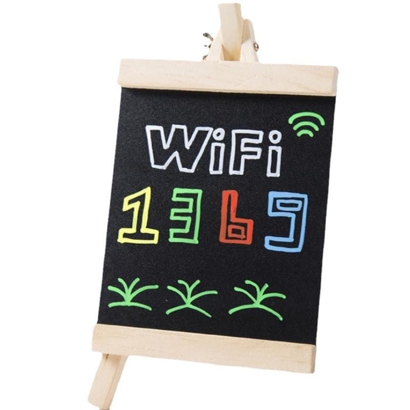 Stall Billboard Small Blackboard Desktop Display Stand Artboard Easel Shop Display Card Bar Decoration Tutor