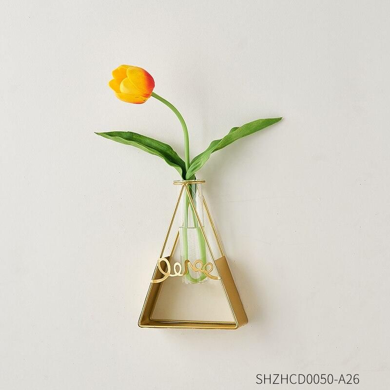 Nordic Home Decoration Wall Sh Gl Vase Room Office Wall Sh Gl Vase Decoration Bedroom Plant Sh Vase Pendant