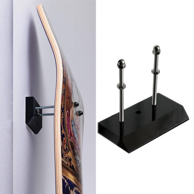 2pcs Skateboard Wall Mount Water Ski Storage Display Rack Office Dorm