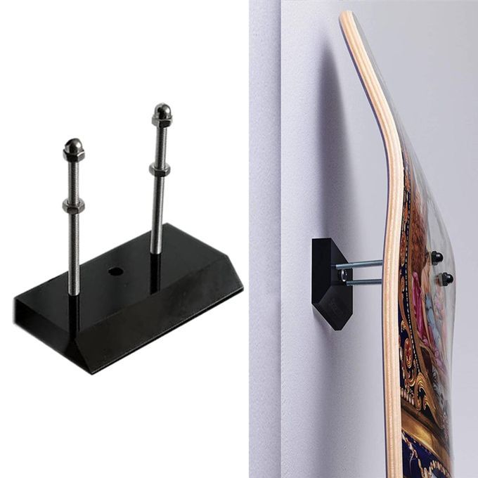 2pcs Skateboard Wall Mount Water Ski Storage Display Rack Office Dorm