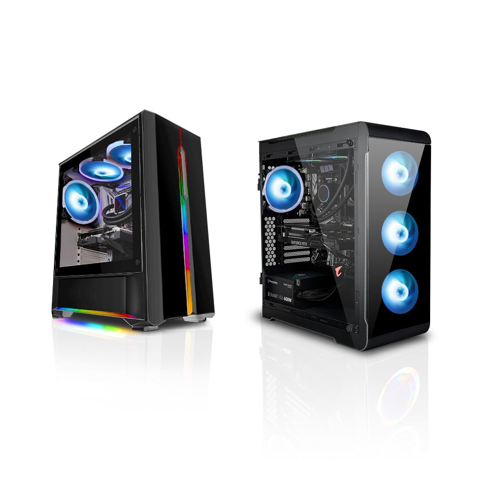 Computer Radiator RGB Fan 12cm RGB Case Cooling Fan Case