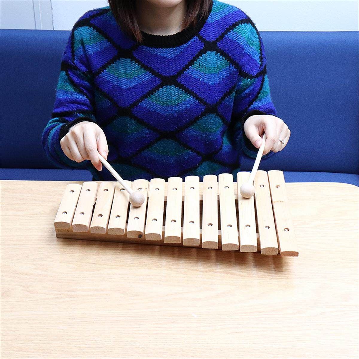 Musical Xylophone Piano Wooden Instrument For Children Kids Baby Music X3W7