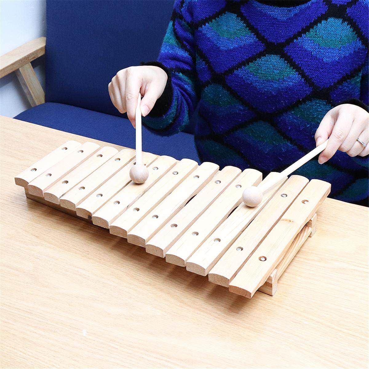 Musical Xylophone Piano Wooden Instrument For Children Kids Baby Music X3W7