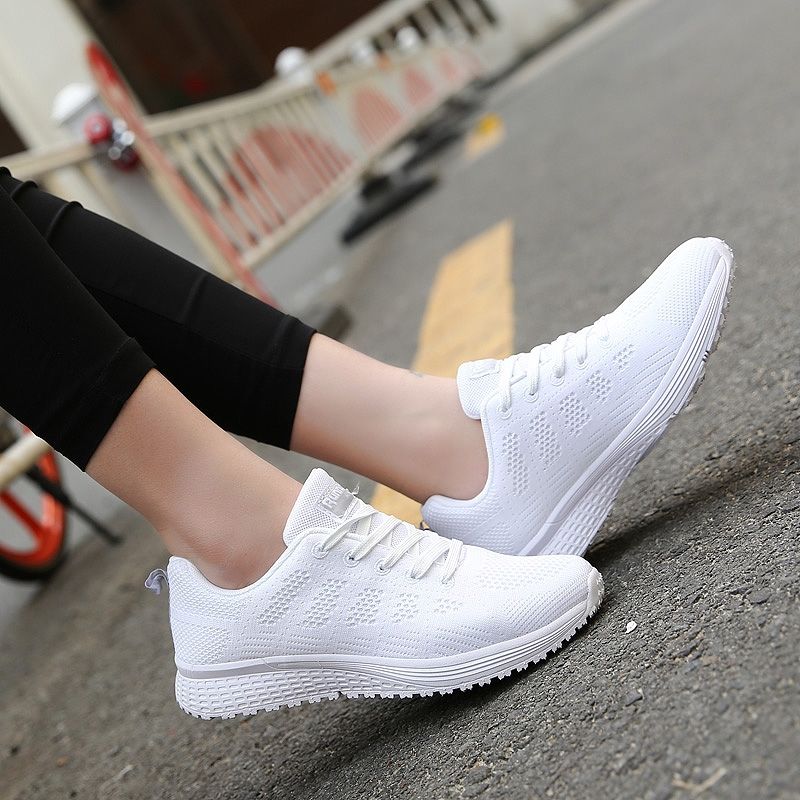 New Style Women's Lace Up Sneakers Lovers Shoes