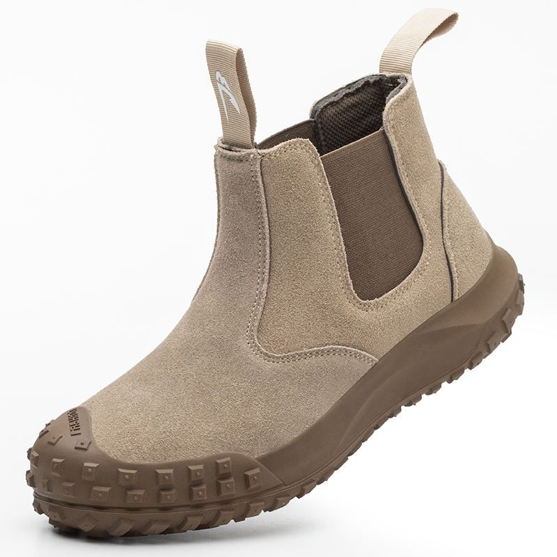 Safety Shoes Steel Toe Work Boots Leather High-Top