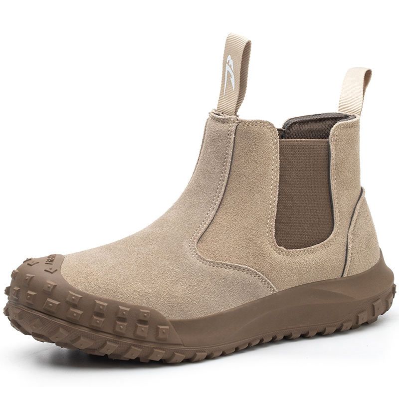 Safety Shoes Steel Toe Work Boots Leather High-Top