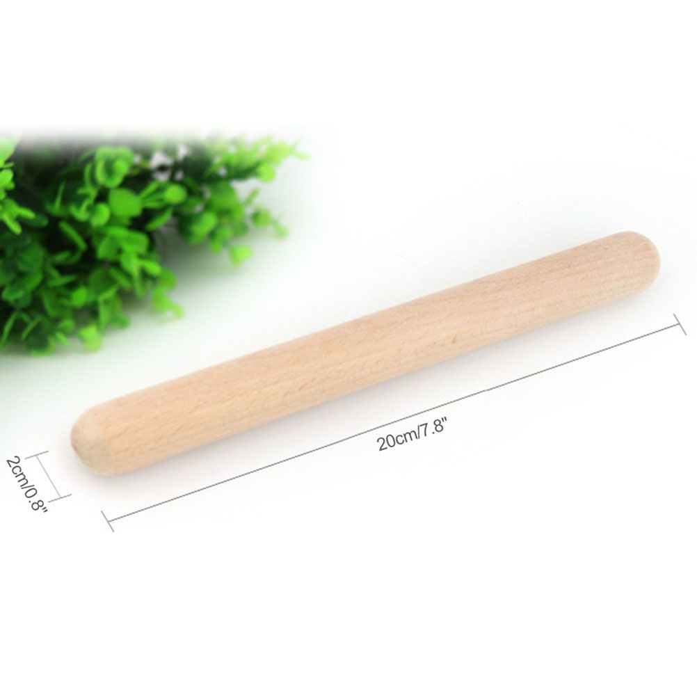 1 Pairs Wood Claves Musical Percussion Instrument Rhythm Sticks Percussion Rhythm Sticks Children Musical Toy