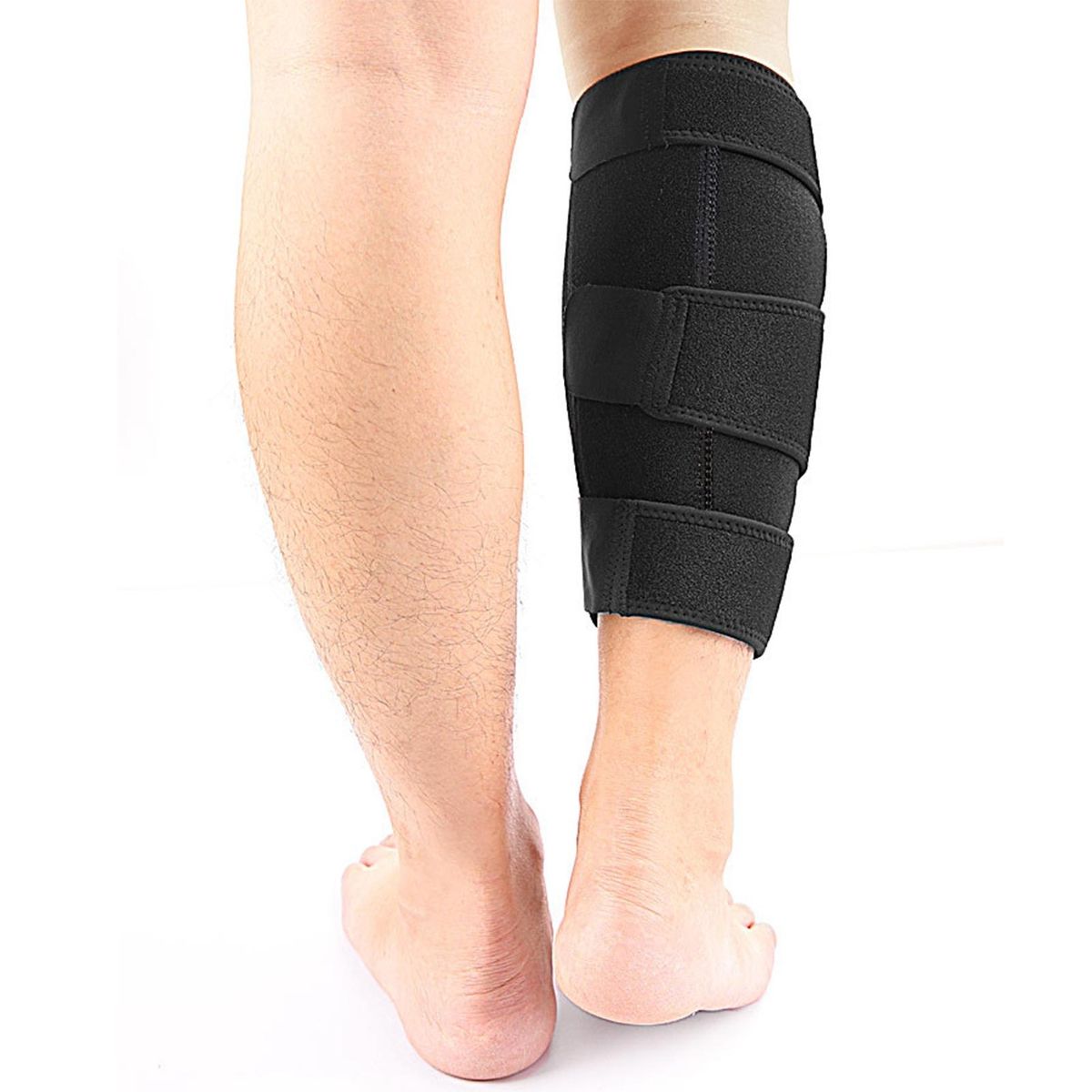 Leg Guard Leg Protection Adjustable Shockproof Shin Guard for Sports Black