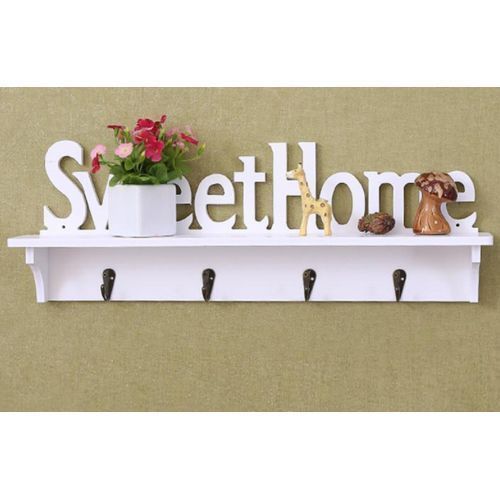 Sweet Home Corner Wall-mounted Letter Hollow Shelf