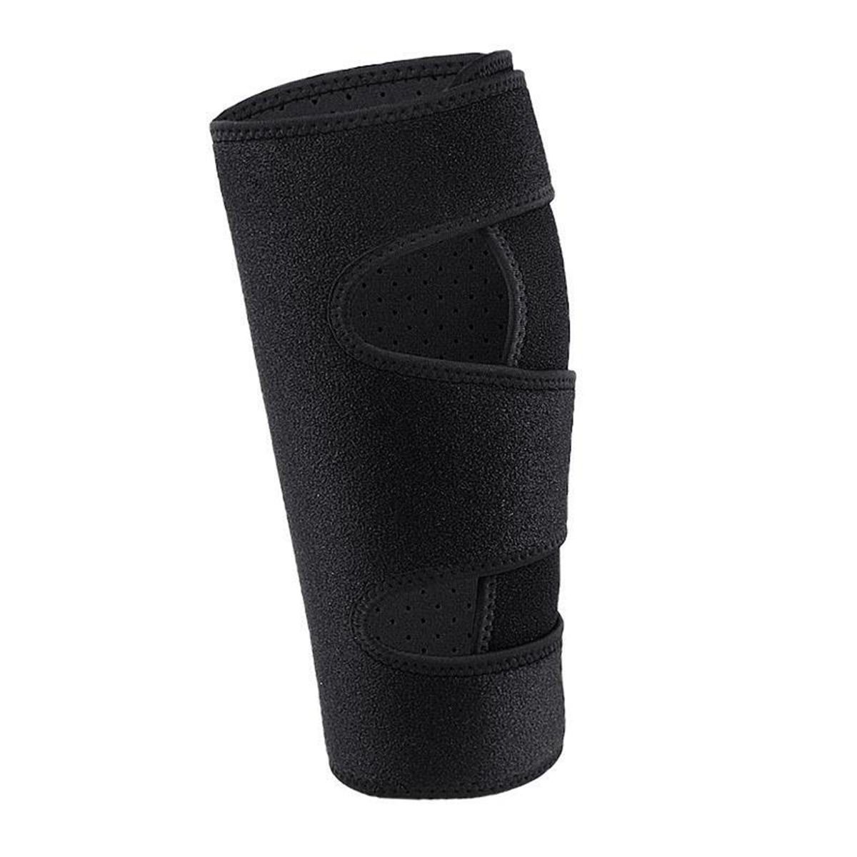 Sports Leg Guard Leg Protection Adjustable Shockproof Shin for Sports Black