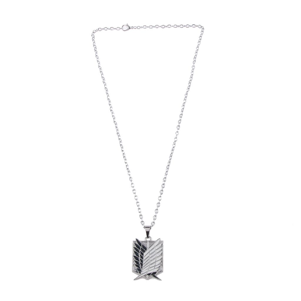 Attack On  Scouting  Badge Alloy Pendant Necklace Cosplay Black